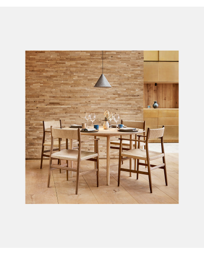 ARV Round table, white oiled oak